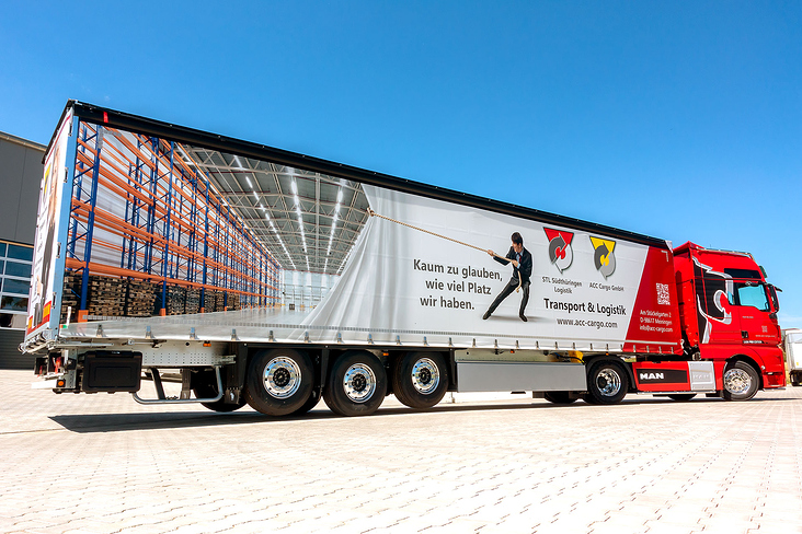 Gestaltung eines Lkw-Trailers für die ACC Cargo GmbH