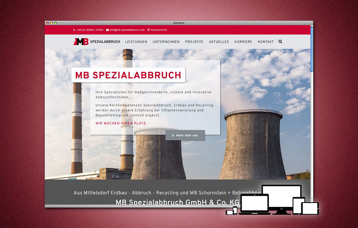 Website MB Spezialabbruch