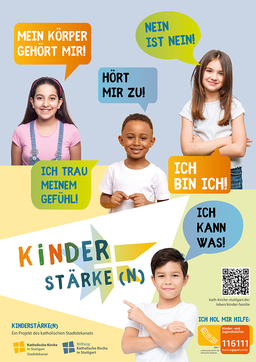 Aktion „Kinderstärke(n)“, Kath. Stadtdekanat Stuttgart, Plakat