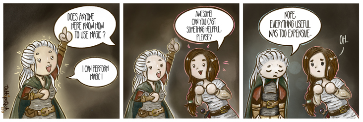 Mini Comic zum Rollenspiel Midgard