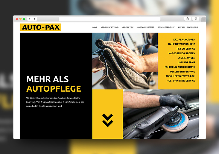 Webdesign: auto-pax.de
