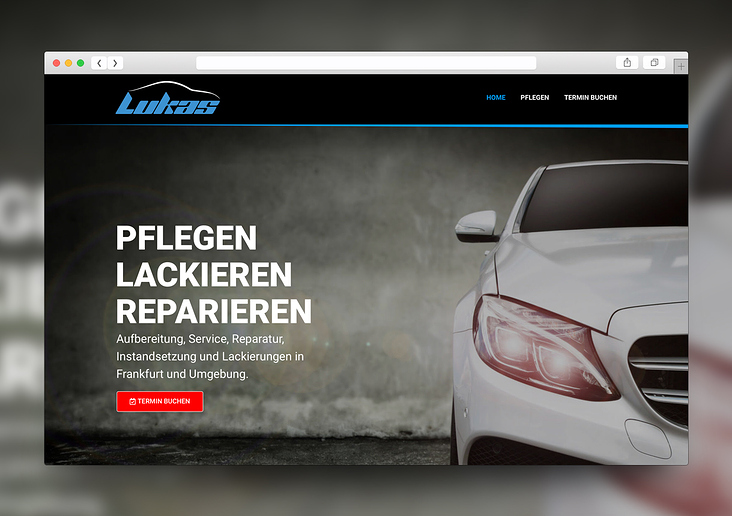 Webdesign: autopflege-lukas.de