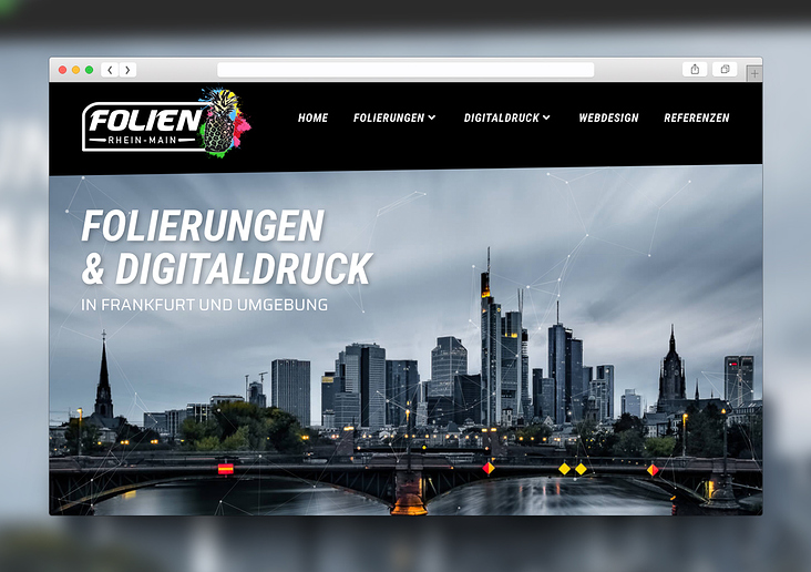 Webdesign: folienrheinmain.de