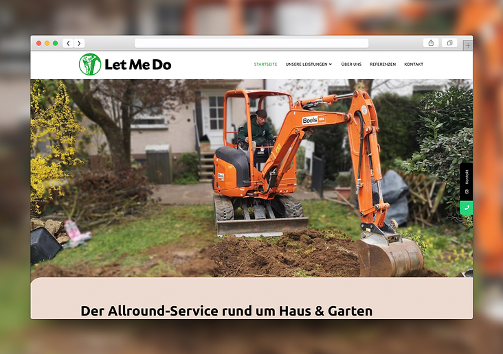 Webdesign: let-me-do.de