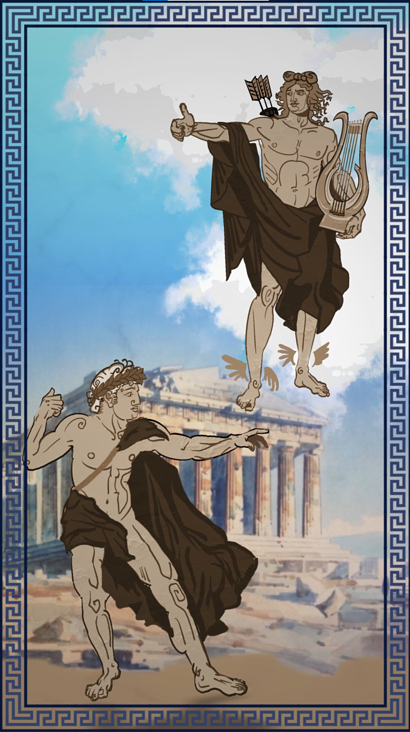 Orpheus und Apollo
