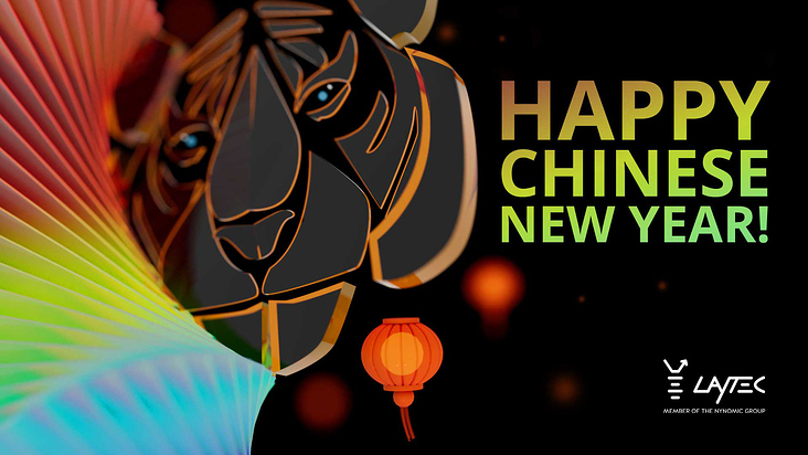 3D-Illustration Chinesisches Neujahr