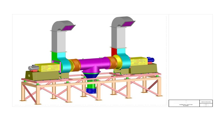 Storage tank details,Skid-3D