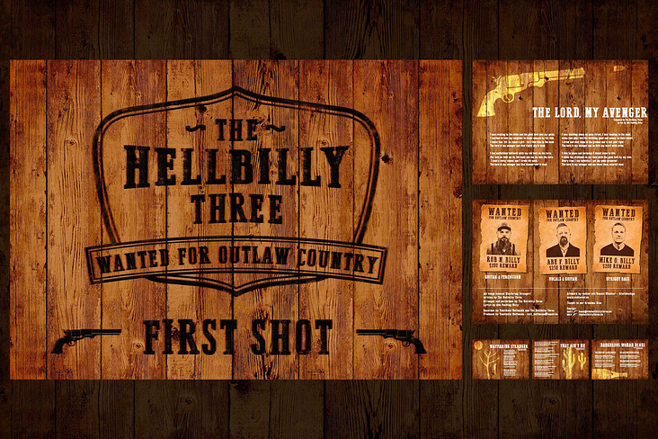 Digibooklet The Hellbilly Three – First Shot