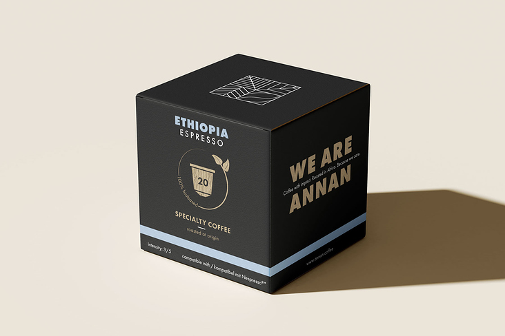 Coffe Annan Packaging Front