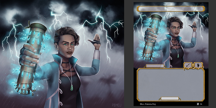 Rainmaker – Illustration and Preview on Card