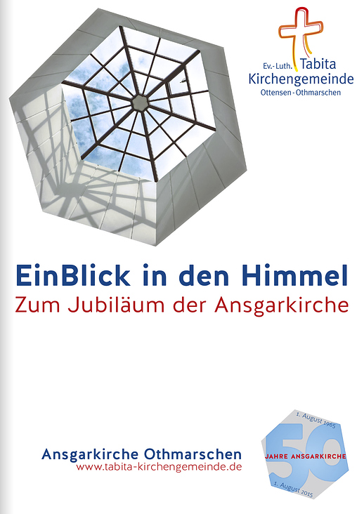 Festschrift zum 50-jährigen Jubiläum einer Kirche (Titelseite)