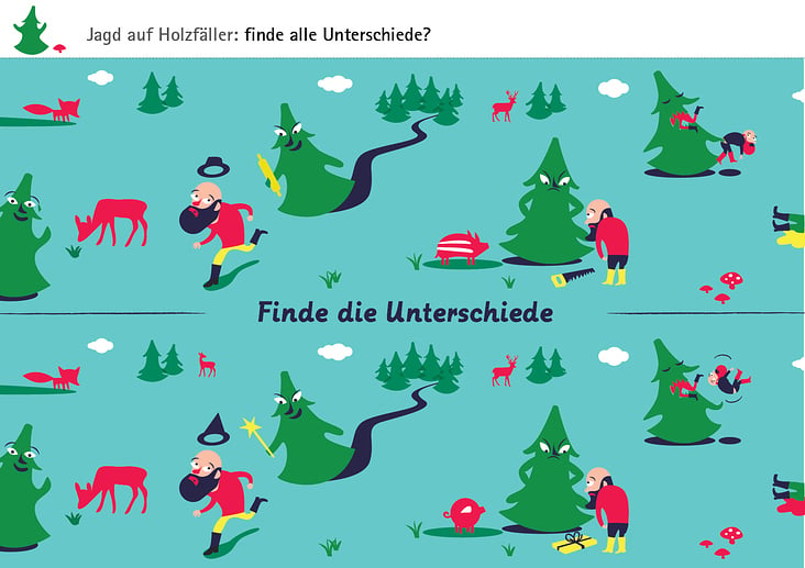 Spiel, Finde die Unterschiede