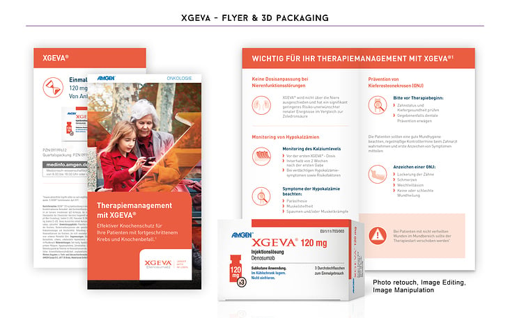 Flyer & Packaging 3D for XGEVA