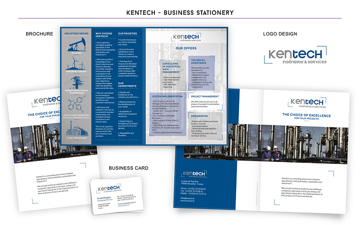 Kentech – Business stationery