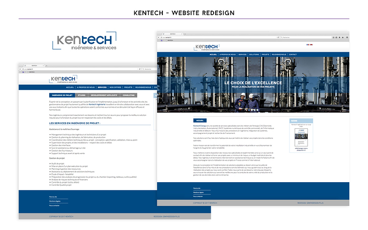 Kentech – Webdesign