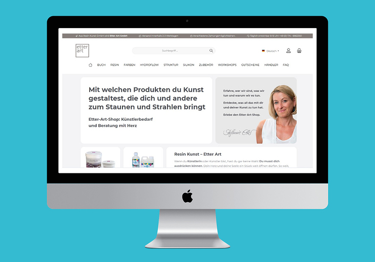 Website-Texte für Shop Künstlerbedarf