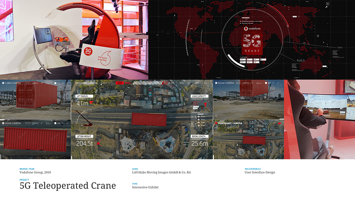 Vodafone 5G Teleoperated Crane