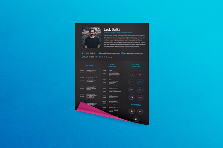 Resume Page One