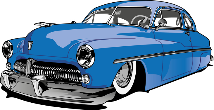 Car illustration – Mercury