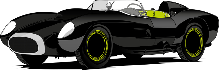 Car illustration – Ferrari
