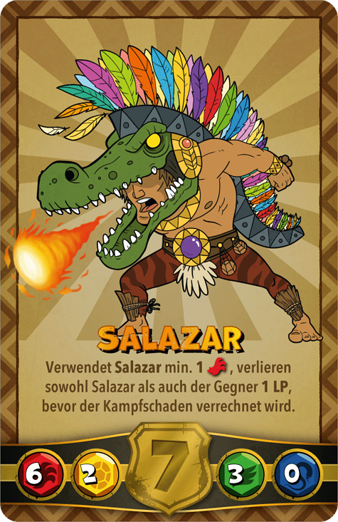 Spielkarte: „Salazar“