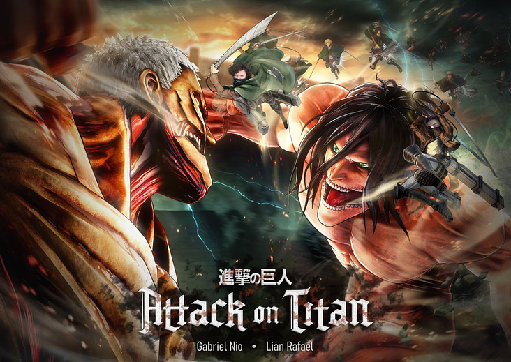 Bearbeitet „Attack on Titan“ NACHER