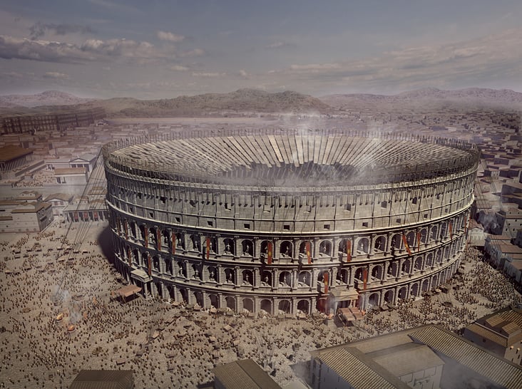 Metropolis – the power of the cities, rome, colosseum