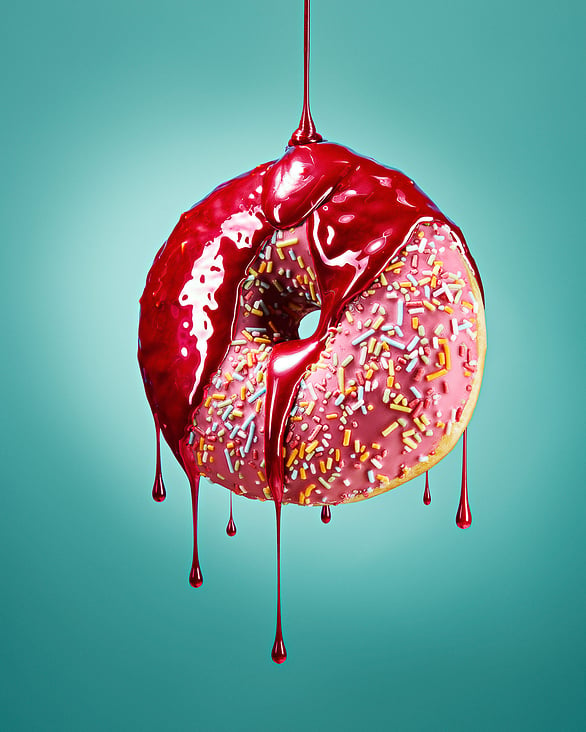 Flying Donut – Liquid Photography