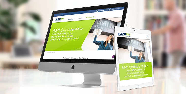 Webdesign Projekt – AMI Versicherungsmakler GmbH