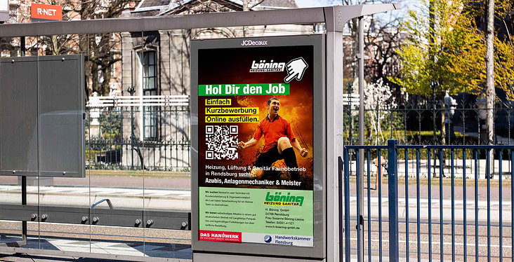 Plakat Design – Böning Heizung Sanitär GmbH
