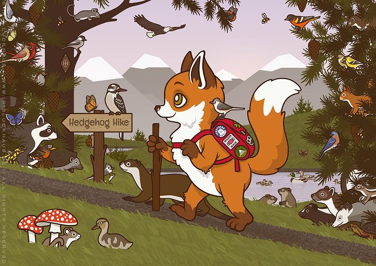 Foxy Goes Hiking