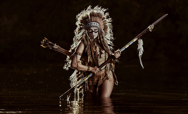 Christian Schirbort Photography Indianer Kriegerin People