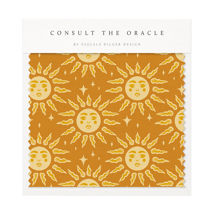 Here comes the sun swatch Mockup