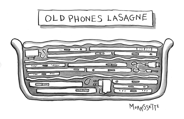 Old Phones Lasagne