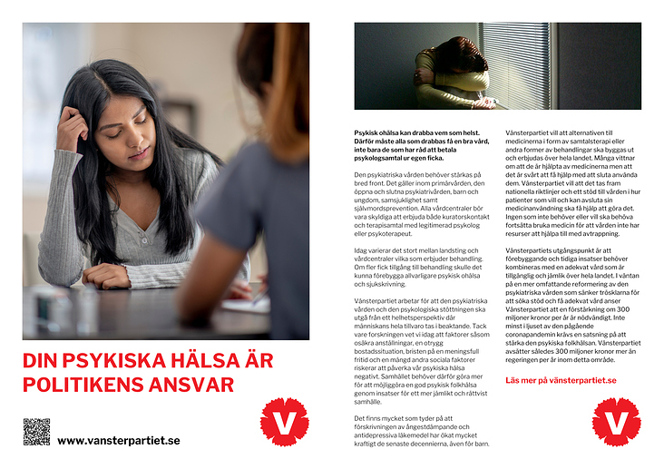 Flygblad Psykisk Hälsa