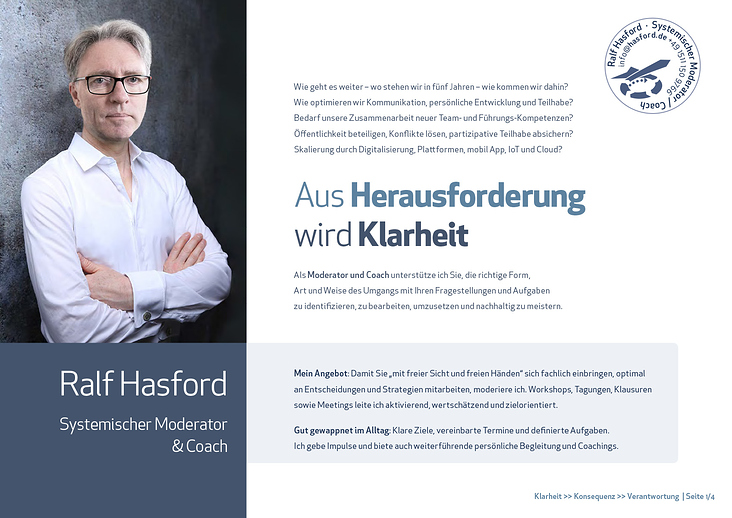 Hasford moderiert …