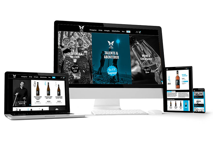 Website / Onlineshop Wein / Winzer-Startup