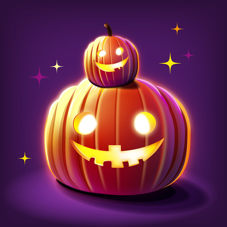 Halloween Pumpkins // Vektor Illustration