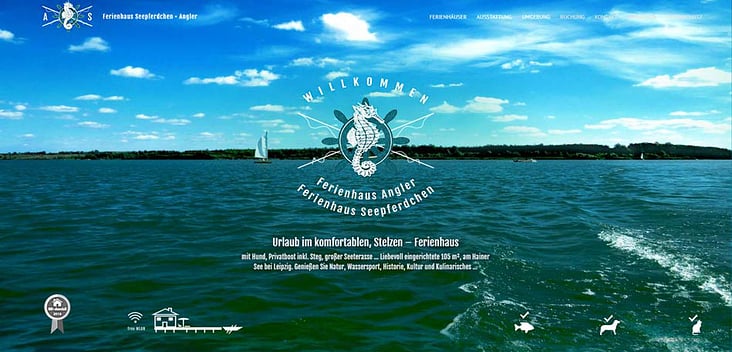 Webseite für Ferienhaus incl. Logo, emotionale Ansprache,  Webseite mit Wordpress