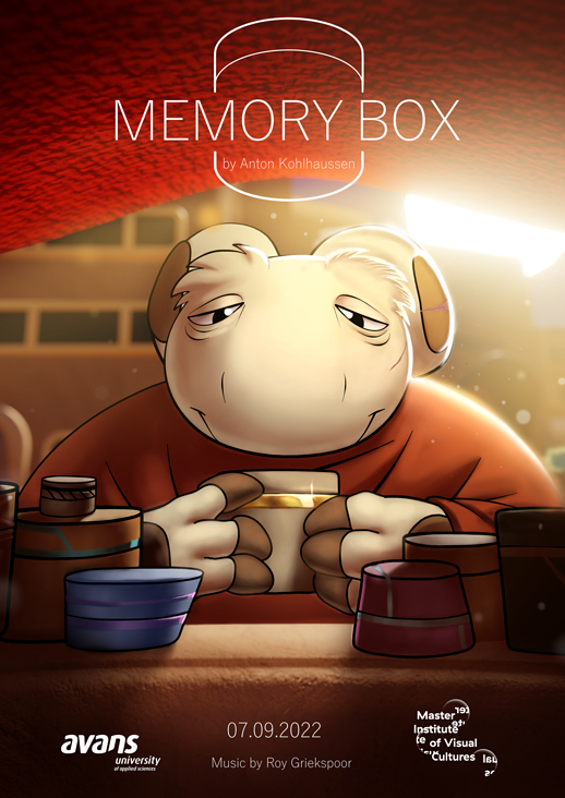 Poster Design von mein Animations Film „Memory Box“