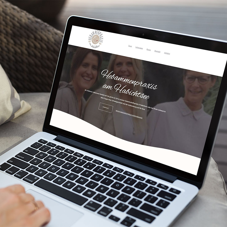 Webdesign Hebammenpraxis Habichtsee Paderborn