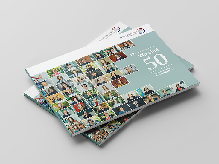 Gestaltung und Fotografie: Broschüre „Wir sind 50 Professorinnen der Universität Greifswald“