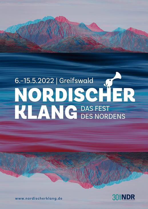 Veranstaltungsplakat für das Festival „Nordischer Klang“