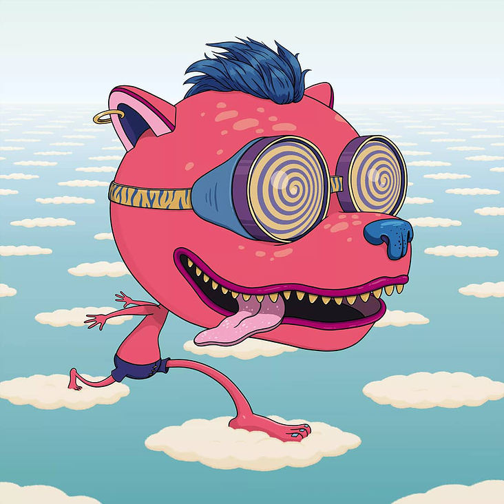 Mad Dog Character Illustration
