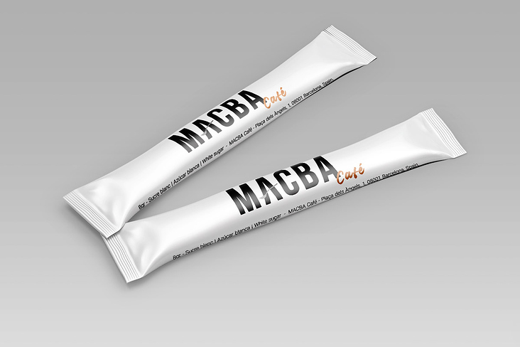 Sugar Packaging for MACBA Café — Museum of contemporary Art of Barcelona