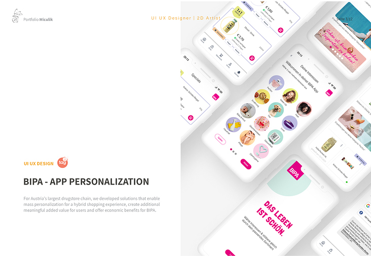 Bipa – App / Personalization
