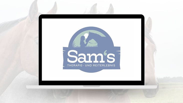 Branding-Design für Sam’s Therapie- und Reiterlebnis