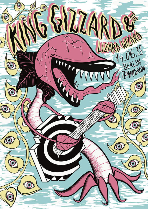 King Gizzard and the Lizard Wizard Plakat