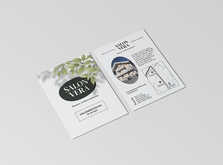 Salon Vera – Flyer & Logo Design
