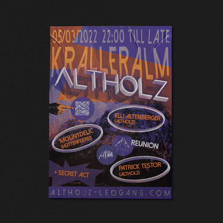 KrallerAlm x Altholz – Event Poster